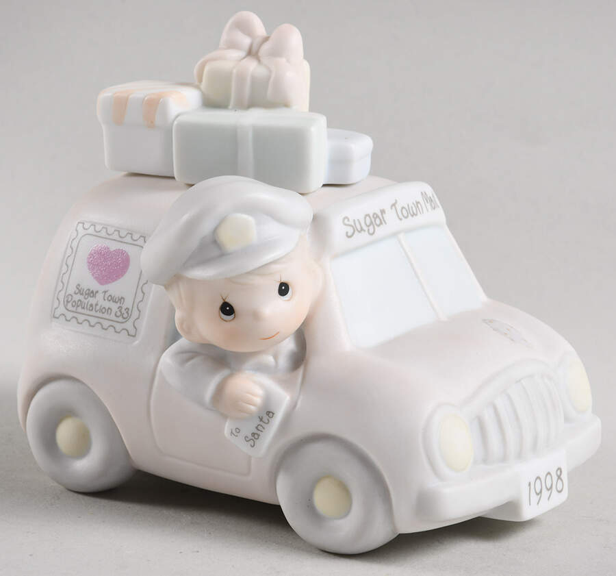 Sugar Town Post Office Set Eyeglasses-Postman In Car - No Box 10-Eyeglasses Trademark by Precious Moments-1