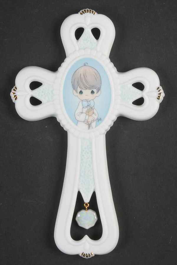 Precious Moments Wall Cross On Your First Communion-Boy - No Box by Precious Moments-1