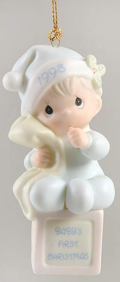 Baby's First Christmas Boy-Baby's First Christmas - No Box by Precious Moments-1