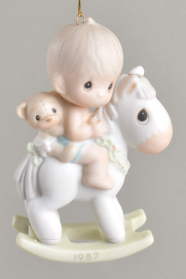 Baby's First Christmas Boy-Baby's First Christmas - Boxed by Precious Moments-1