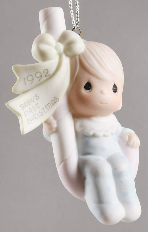 Baby's First Christmas Boy-Baby's First Christmas - Boxed by Precious Moments-1