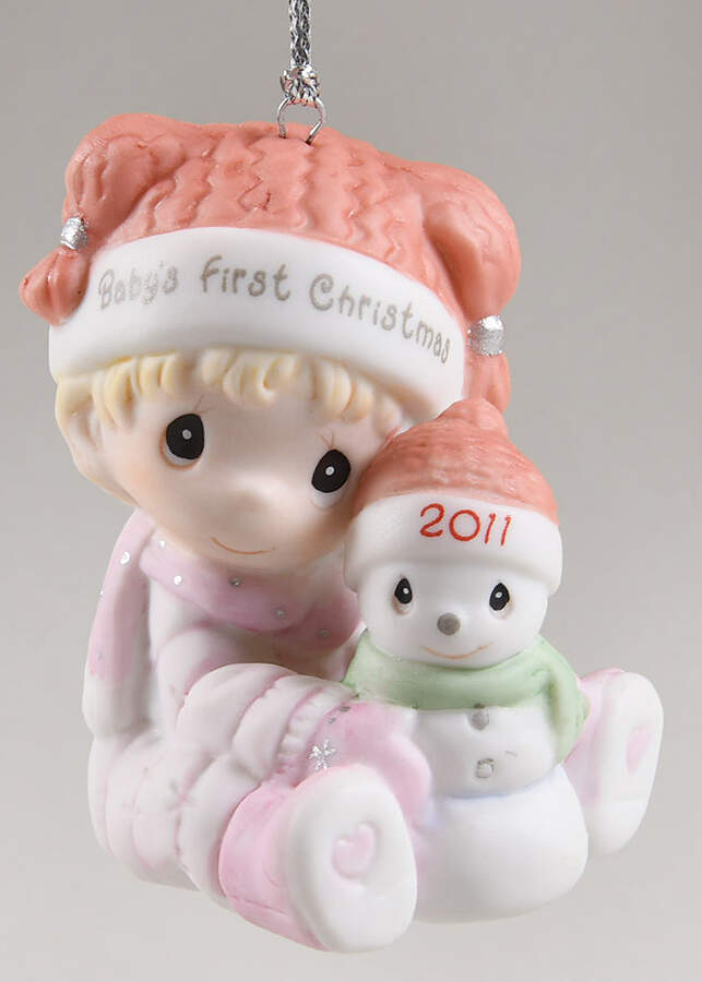 Baby's First Christmas Girl-Baby's First Christmas - Boxed by Precious Moments-1