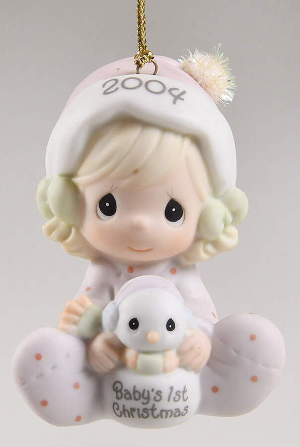 Baby's First Christmas Girl-Baby's First Christmas - With Box by Precious Moments-1