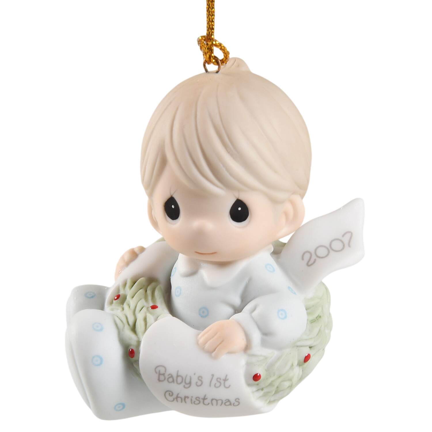 Baby's First Christmas Boy-Baby's First Christmas - Boxed by Precious Moments-1
