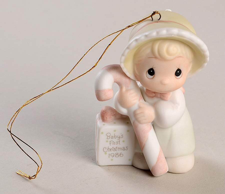 Baby's First Christmas Girl-Baby's First Christmas - No Box by Precious Moments-1