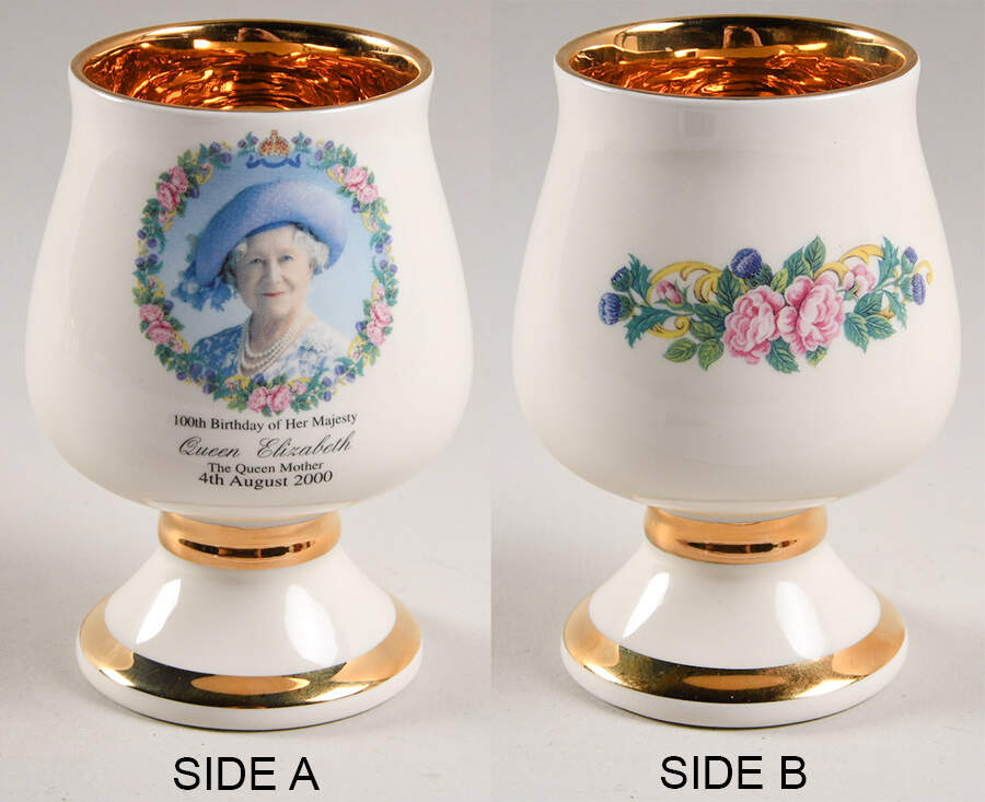 Prinknash Royalty Giftware Queen Mother's- 100th Birthday Cup - No Box by Prinknash-1