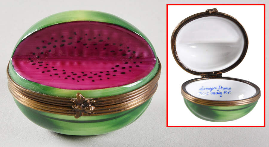Limoges Boxes Watermelon - No Box by Parry Vieille-1