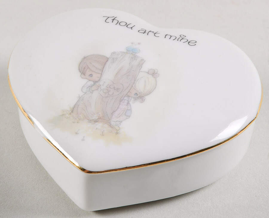 Precious Moments Giftware Thou Art Mine-Heart Box - Boxed by Precious Moments-1