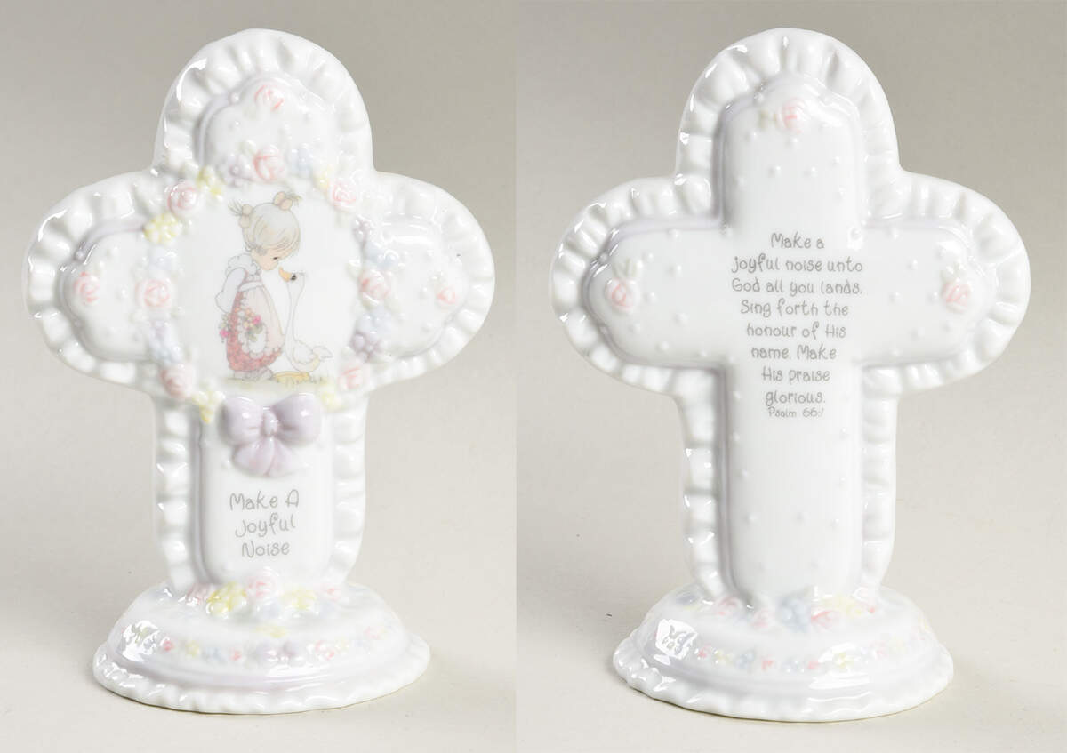 Precious Moments Giftware Make A Joyful Noise Cross - Boxed by Precious Moments-1