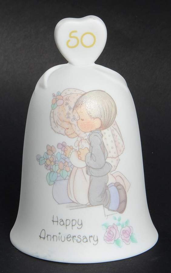 Precious Moments Giftware Happy Anniversary-50th-Bell - No Box by Precious Moments-1