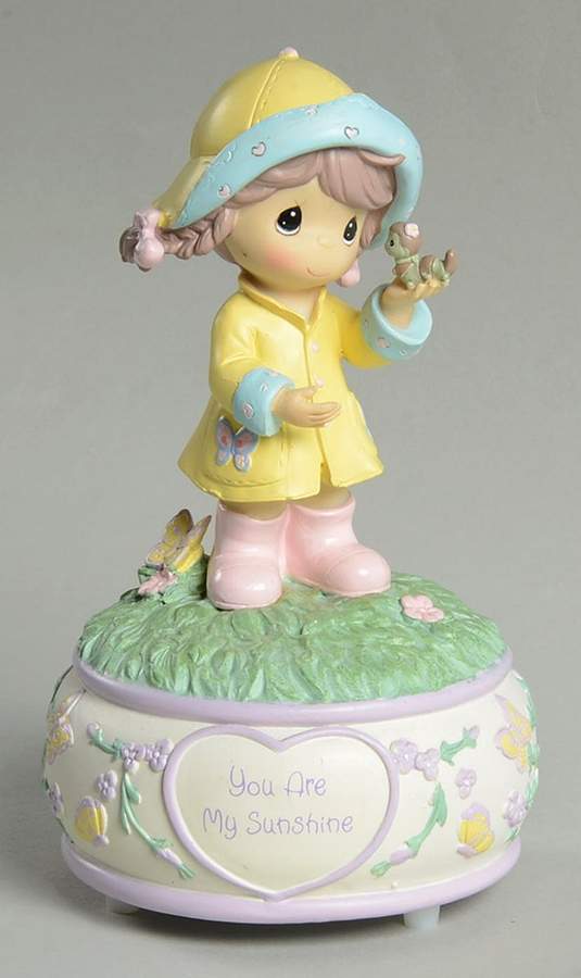 Precious Moments Giftware Girl In Raincoat-Musical-You Are My Suns - No Box by Precious Moments-1
