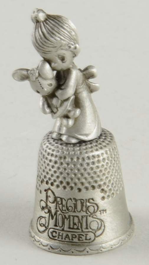 Precious Moments Giftware Chapel Thimble-Girl - Boxed by Precious Moments-1