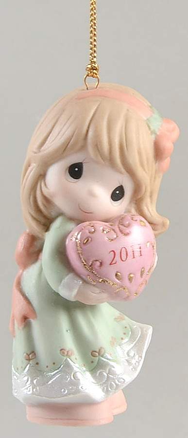 Annual Figural Ornament Love Is The Best Gift Of All - No Box by Precious Moments-1