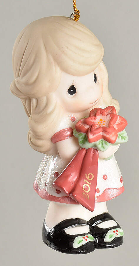 Annual Figural Ornament Wishing You A Beautiful Christmas - Boxed by Precious Moments-1