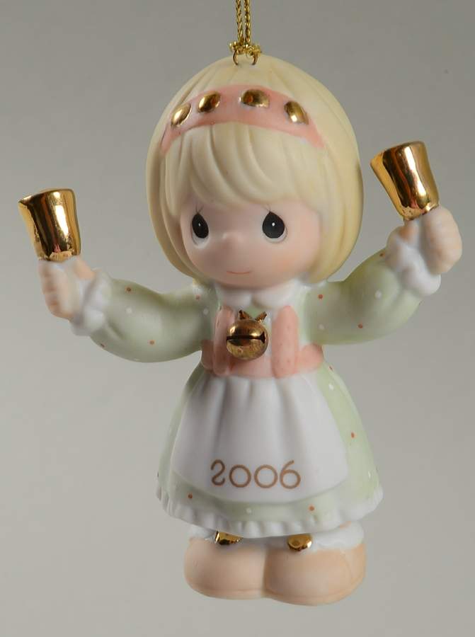 Annual Figural Ornament Ringing In The Season - Boxed by Precious Moments-1