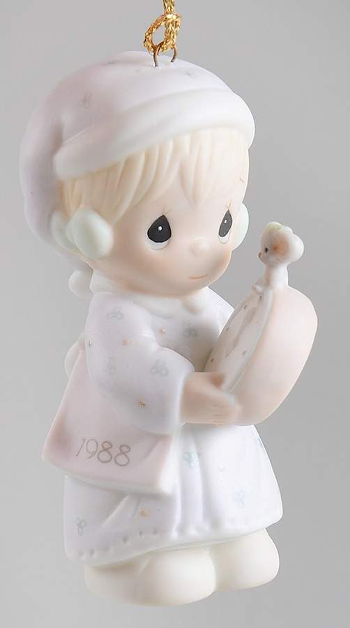 Annual Figural Ornament Time To Wish You A Merry Christmas - No Box by Precious Moments-1