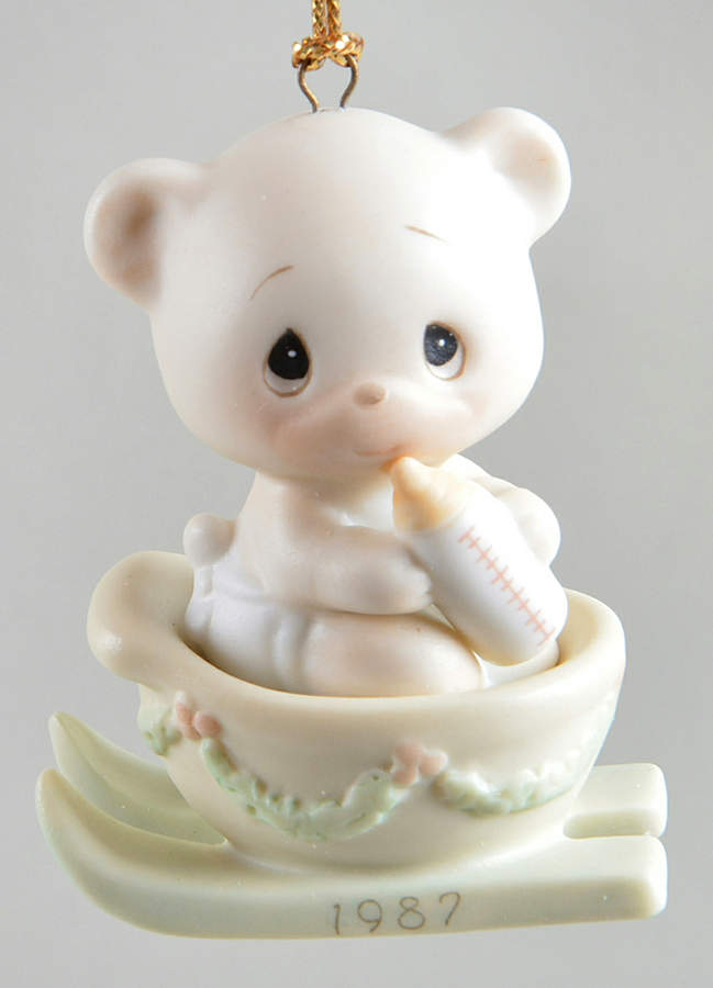 Birthday Collection Ornaments Bear The Good News Of Christmas - Boxed by Precious Moments-1