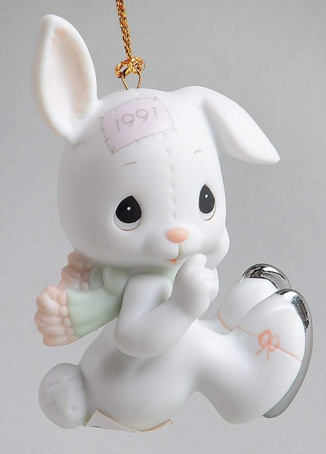 Birthday Collection Ornaments Sno-Bunny Falls For You Like I - No Box by Precious Moments-1