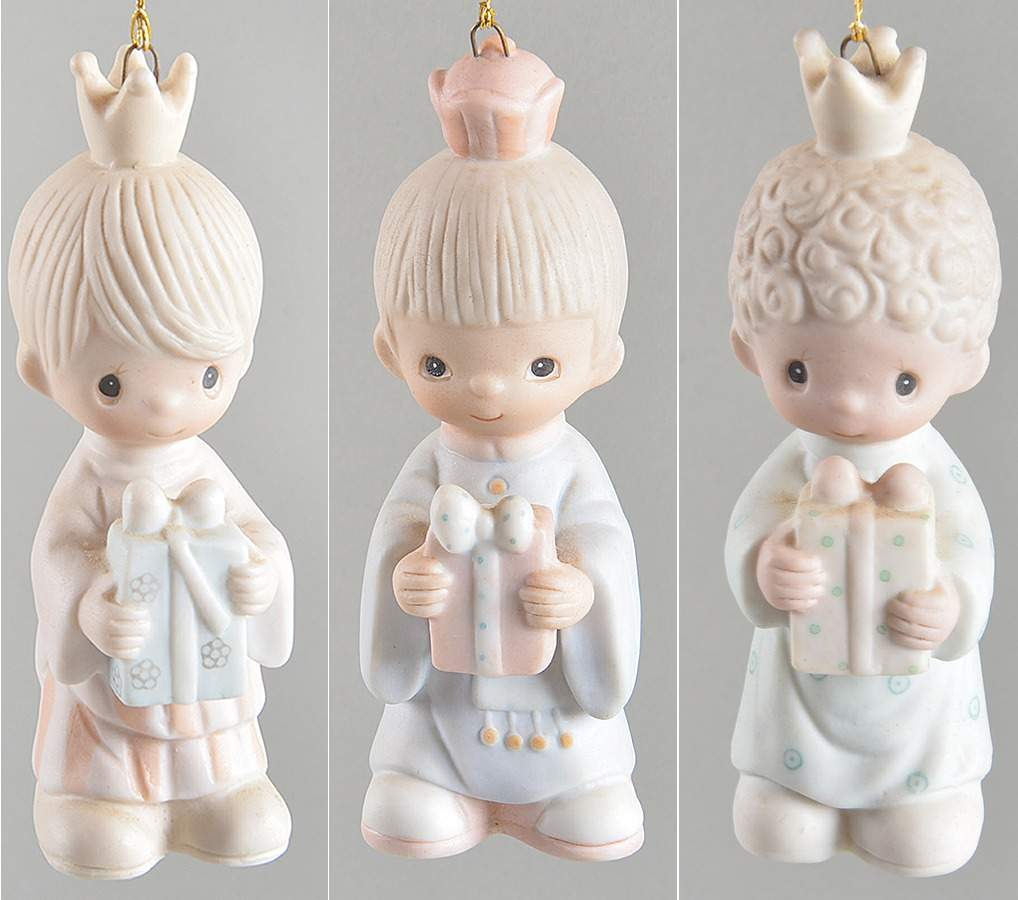 Nativity Ornaments Wee Three Kings-Set Of 3 - Boxed by Precious Moments-1