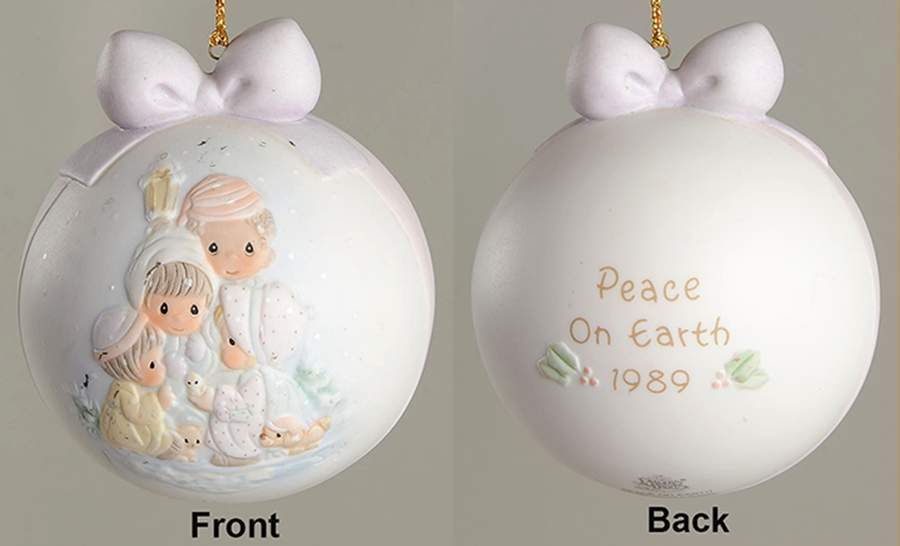 Masterpiece Ball Ornament Peace On Earth - No Box by Precious Moments-1
