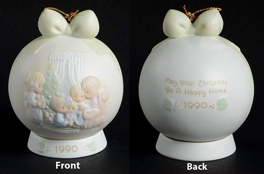 Masterpiece Ball Ornament May Your Christmas Be A Happy Home - No Box by Precious Moments-1