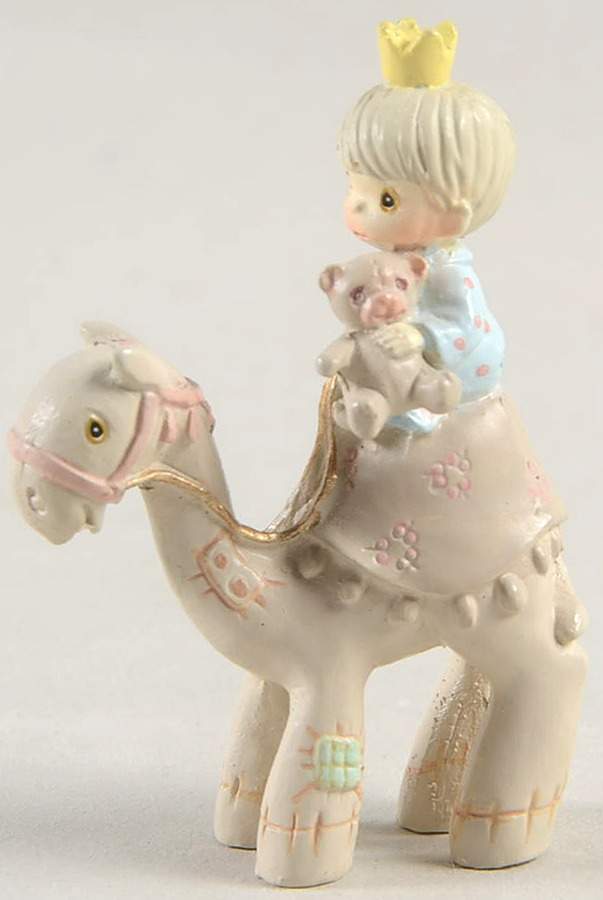 Nativity-Pewter King & Camel 1 - No Box by Precious Moments-1
