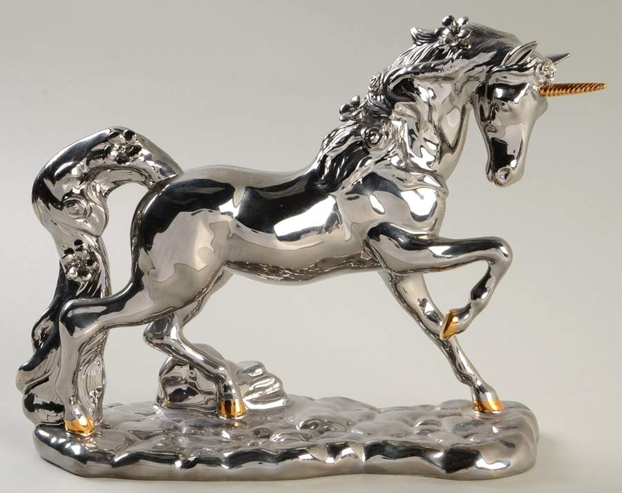 Platinum & Gold Unicorn Collection Platinum Purity - Boxed by Princeton Gallery-1