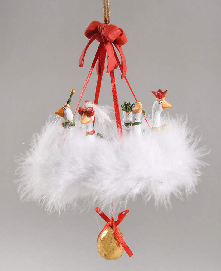 Krinkles Twelve Days of Christmas Six Geese A Laying - Boxed by Patience Brewster-1
