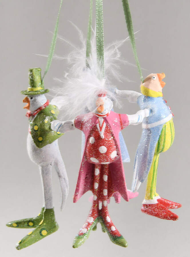 Krinkles Twelve Days of Christmas Four Calling Birds - Boxed by Patience Brewster-1