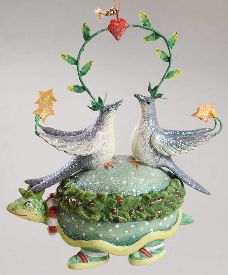 Krinkles Twelve Days of Christmas Two Turtle Doves - Boxed by Patience Brewster-1