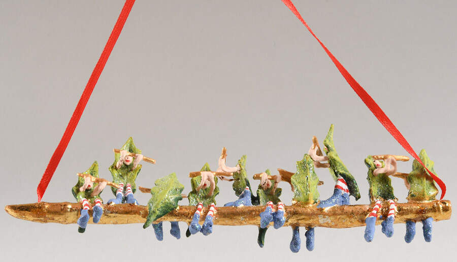 Krinkles Twelve Days of Christmas Ten Pipers Piping - Boxed by Patience Brewster-1
