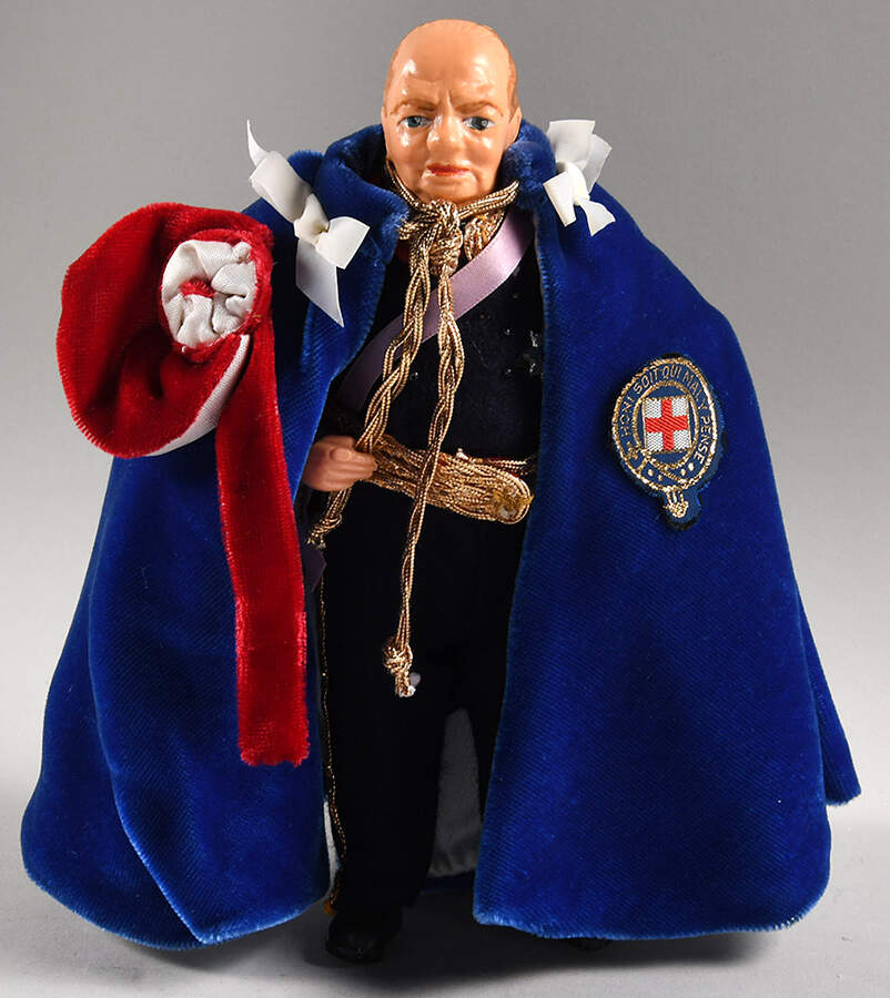 Costume Dolls Winston Churchill-Order Of The Garter - No Box by Peggy Nisbet Ltd-1