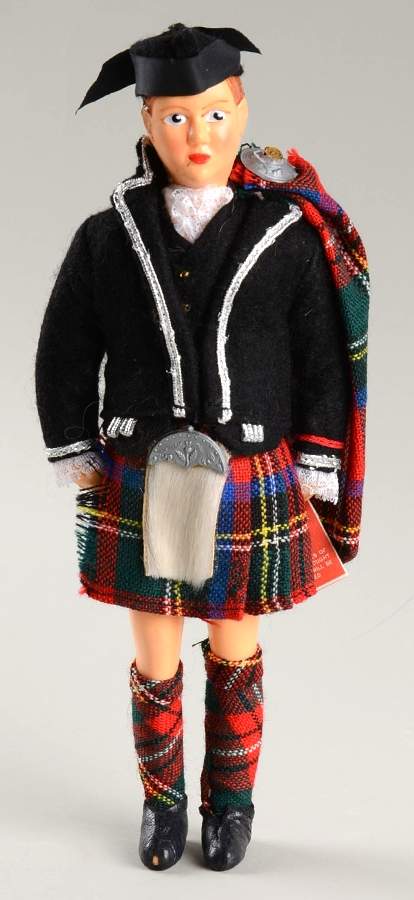Costume Dolls Scots Laddie - No Box by Peggy Nisbet Ltd-1
