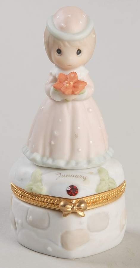 Birthstone Collection Garnet-Color Of Boldness - No Box by Precious Moments-1