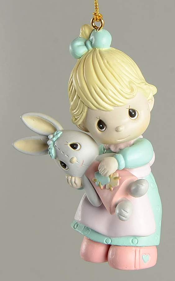 Home for the Holidays Collection Girl With Bunny - No Box by Precious Moments-1