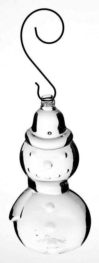 Simon Pearce Christmas Ornaments Snowman - With Box by Simon Pearce-1