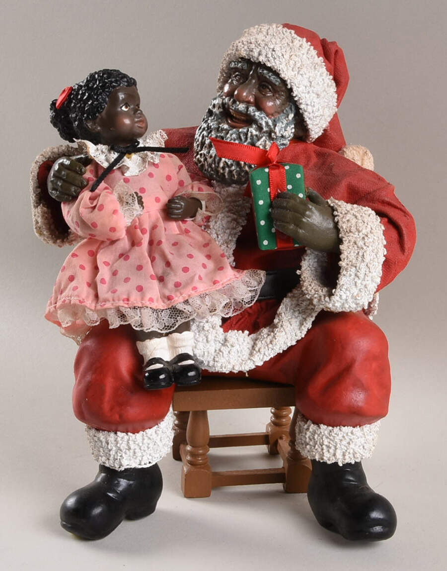 Christmas Traditions African American Santa - Nb784, No Box by Possible Dreams-1