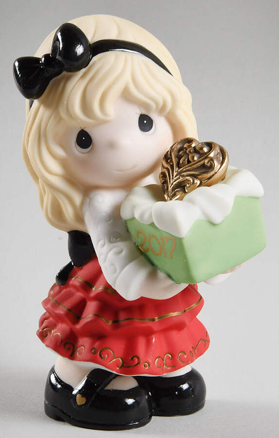Annual Christmas Figurine May Your Christmas Wishes True - Boxed by Precious Moments-1