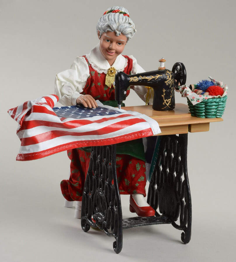 Patriotic Santas Sew Ho Ho - Boxed by Possible Dreams-1