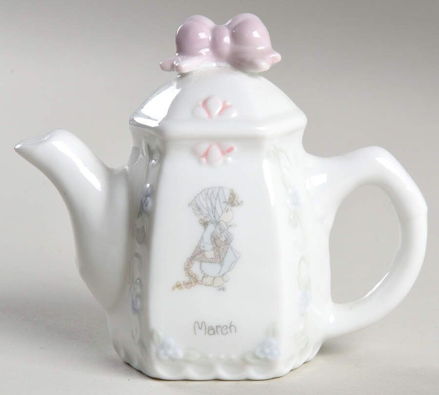 Monthly Teapots March - Boxed by Precious Moments-1