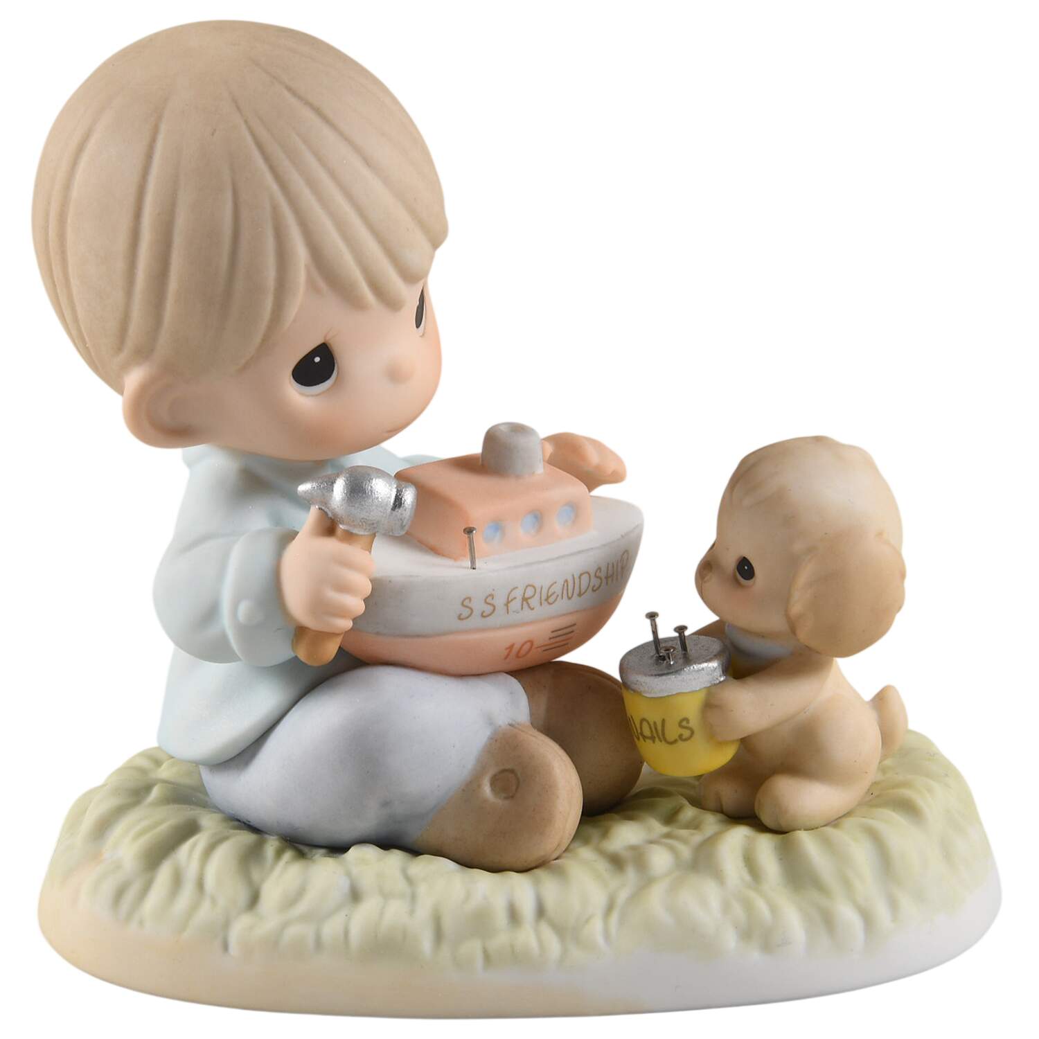 A Club Where Friendships Are Made Cracked Egg-A Club Where Friendship Is  - Egg Trademark With Box by Precious Moments-1