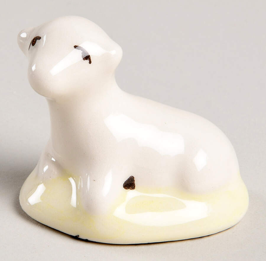 Nativity White Sheep - No Box by Quimper-1