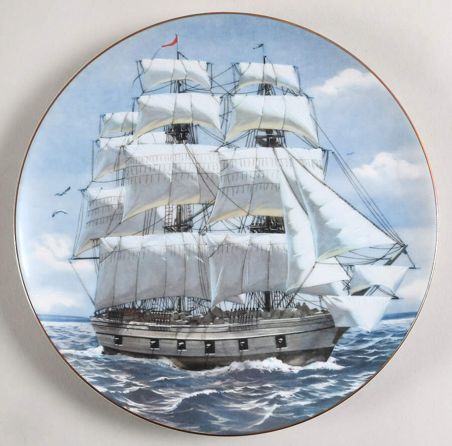 Great American Sailing Ships The Bon Homme Richard - No Box by Rosenthal - Continental-1