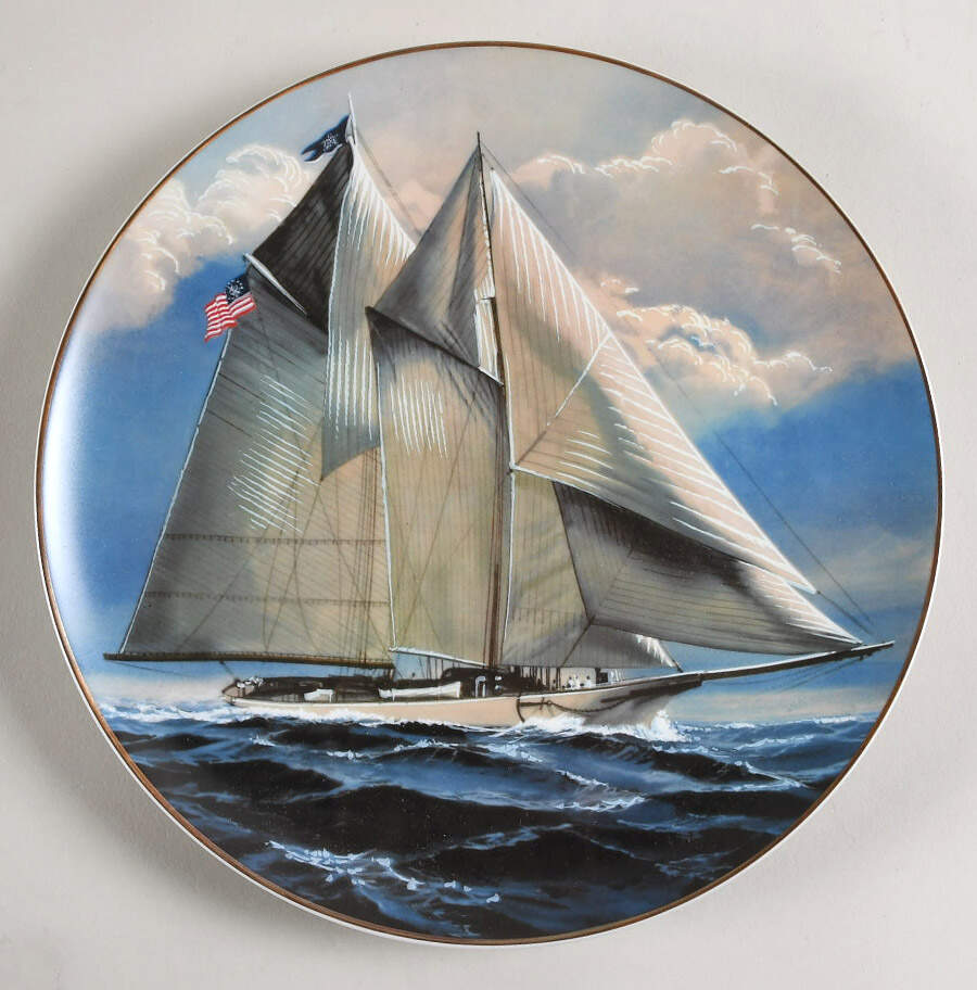 Great American Sailing Ships The America - No Box by Rosenthal - Continental-1