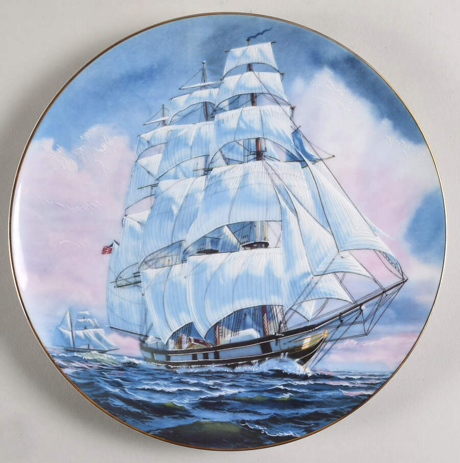 Great American Sailing Ships The Ann McKim - No Box by Rosenthal - Continental-1