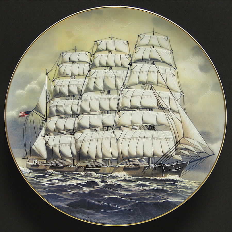 Great American Sailing Ships The Roanoke - No Box by Rosenthal - Continental-1