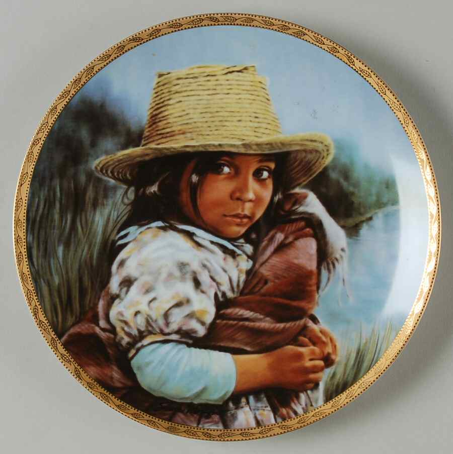 So Young So Sweet Girl With Straw Hat - With Box by RJ Ernst-1