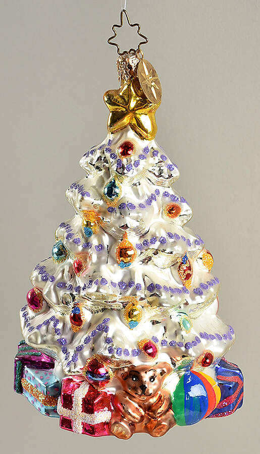 Christopher Radko Christmas Ornament White Christmas Tree - No Box by Christopher Radko-1