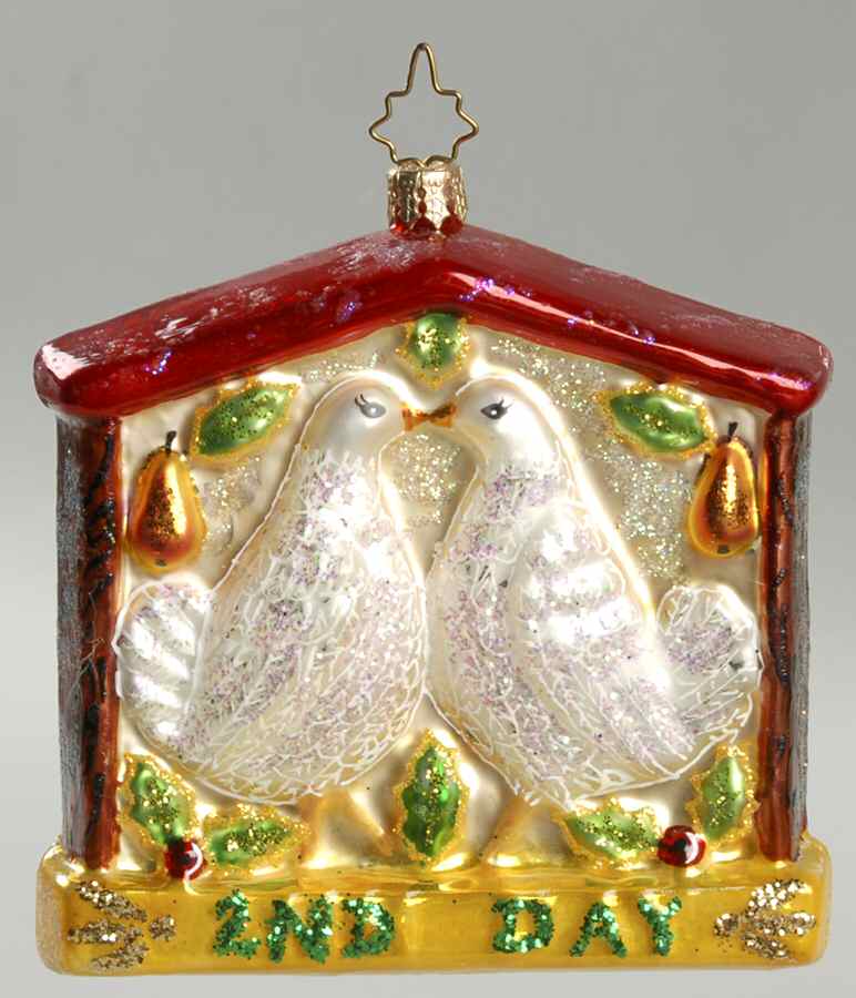 Twelve Days of Christmas 2 Turtle Doves - No Box by Christopher Radko-1