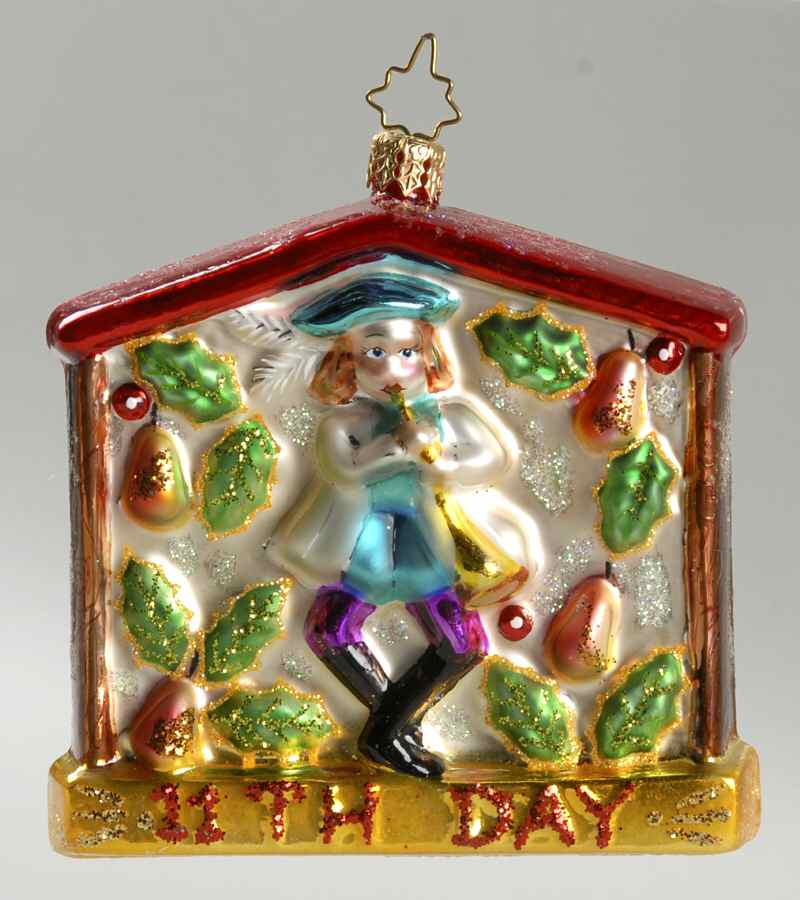 Twelve Days of Christmas 11 Pipers Piping - No Box by Christopher Radko-1